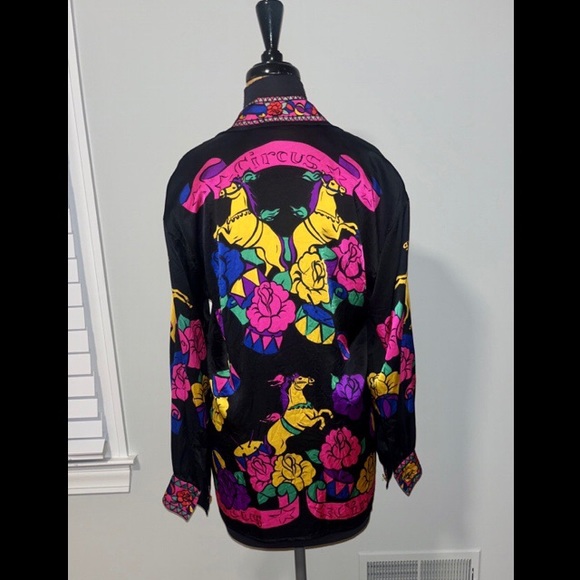 Vintage Escada by Margaretha Ley silk circus blouse - Picture 3 of 5